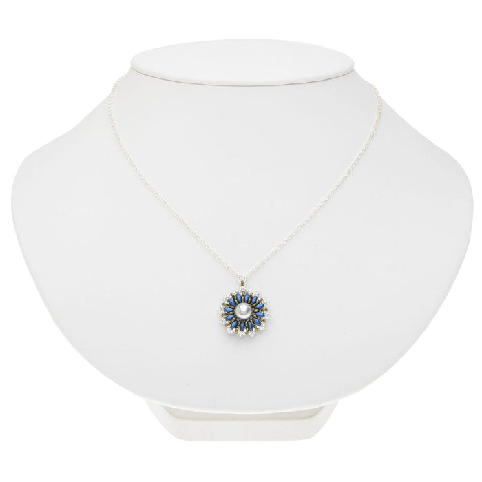 Floraline Necklace, Earring and Bracelet Set in Nightshade