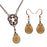 Retired - Byzantine Window Necklace and Earring Set in Smoky Topaz