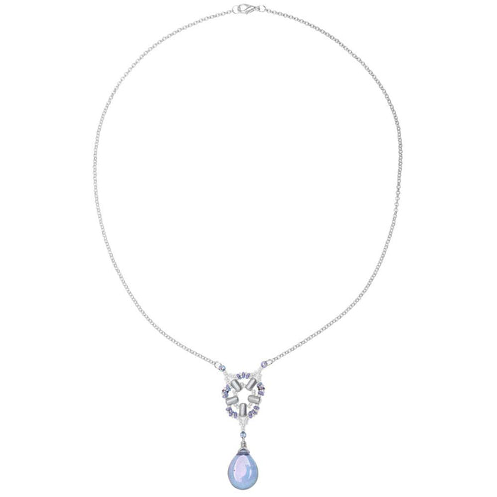 Retired - Byzantine Window Necklace and Earring Set in Amethyst Luster