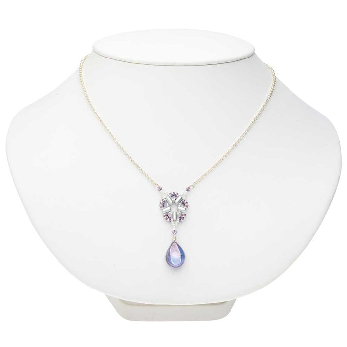 Retired - Byzantine Window Necklace and Earring Set in Amethyst Luster