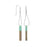 Mod Matchstick Necklace and Earring Set