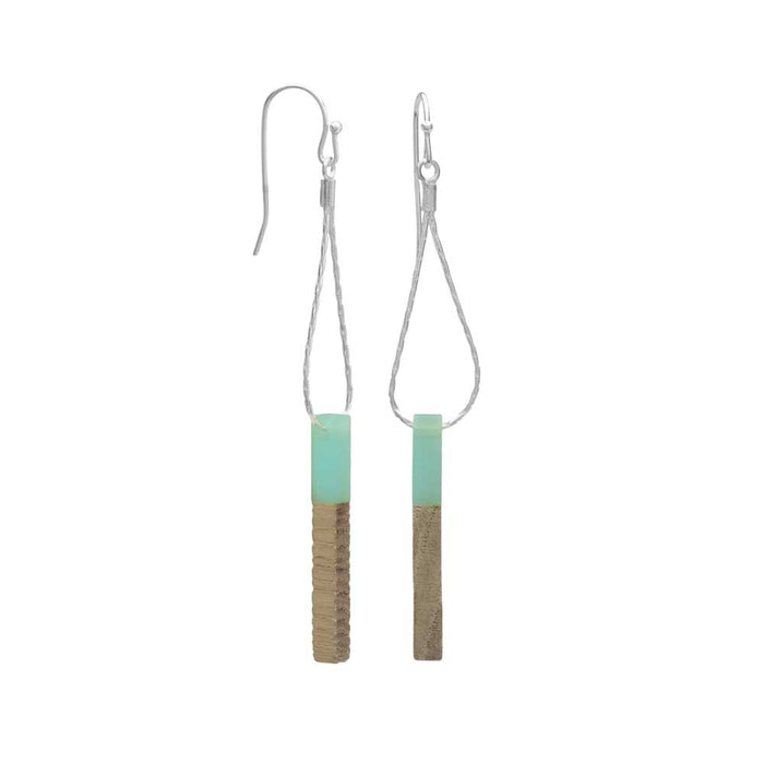 Mod Matchstick Necklace and Earring Set