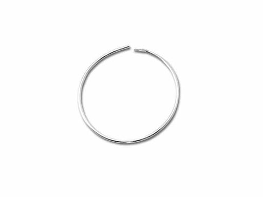 Sterling Silver Endless Beading Hoop 3/4-Inch (2 Pairs)