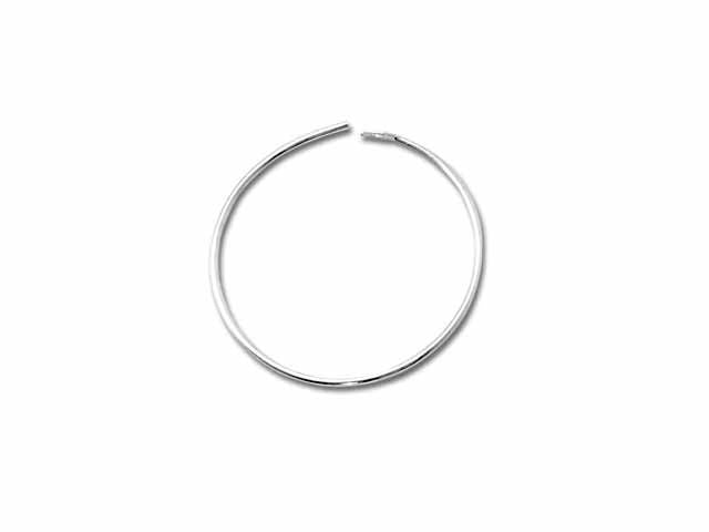 Sterling Silver Endless Beading Hoop 3/4-Inch (2 Pairs)
