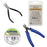 Bead Stringing Starter Set, Silver - Just-Add-Beads Collection