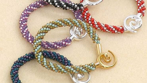 Instructions for Making the Beaded Kumihimo Bracelet Kit