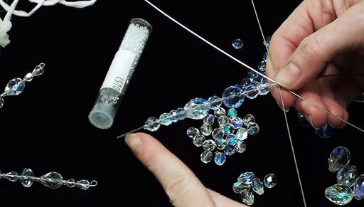 How To Make A Beaded Snowflake Ornament
