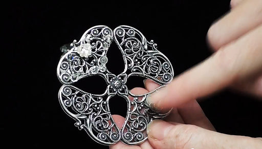 How to Make a Filigree and Austrian Crystal Ornament