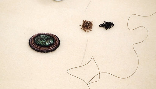 How to Bead Weave a Ladder Stitch Bail