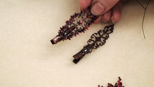 How to Bead Weave a Picot Edge around Filigree