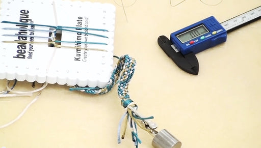 How to Tie Off and Finish Flat Braid Kumihimo Ends