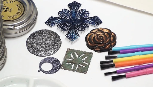 How to Apply Gilders Paste without a Paint Brush