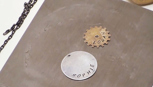 How to Make a Name Stamped Mother's Necklace