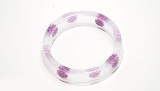 How to Make an Embedded Object Resin Bangle Bracelet