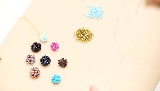 How to Make an Ornate Beaded Bead Using Right Angle Weave Double Needle Method
