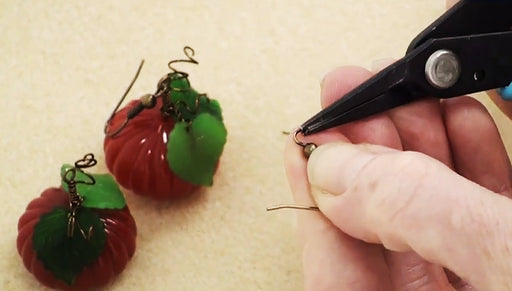 How to Make Lucite Pumpkin Earrings