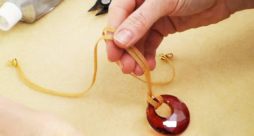How to Finish Flat SilverSilk with Ribbon Crimp Ends
