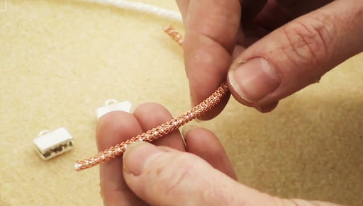 How to Use SilverSilk Pinch End Caps and Make a Bracelet