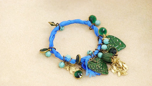 How to Wrap a Bangle Bracelet in Silk Ribbon