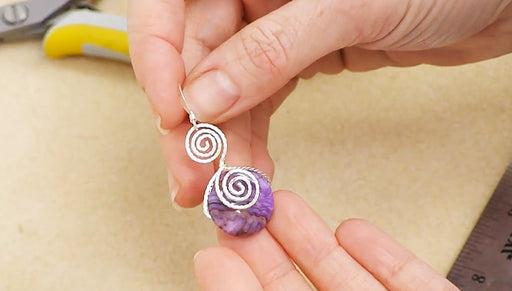 How to Make the Calypso Wire Spiral Earrings