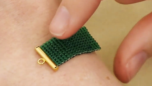 How to Use Slide End Tubes for Miyuki Delica Bead Weaving