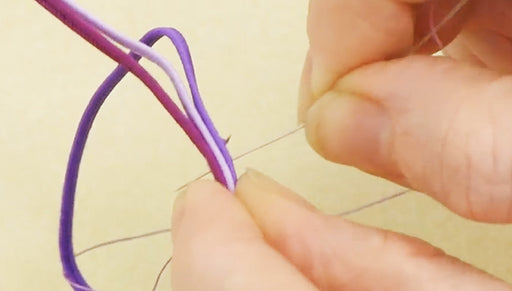 How to do Soutache Bead Embroidery: Part 1 How to Make a Shaping Stitch