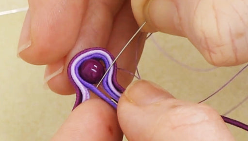 How to do Soutache Bead Embroidery: Part 2 How to Create a 2-Sided Join