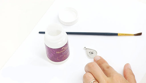 How to Rubber Stamp and Seal Flat Tags by Becky Nunn