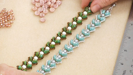 How to Make the Water Lily Bead Woven Bracelet