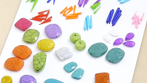 Show & Tell: Colorful Acrylic Beads and Spikes