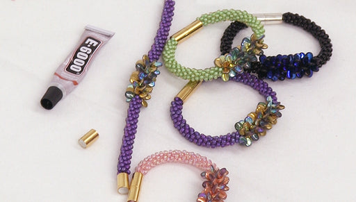 How to Make the Deluxe Beaded Kumihimo Bracelet Kit with Pip Bead Focal