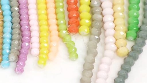 Show and Tell: Chinese Faceted Glass Rondelles