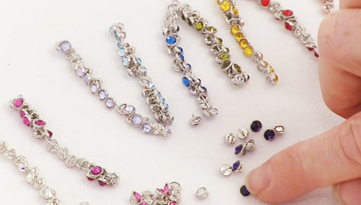 Show & Tell: Crystaletts Crystal Buttons and Spikes