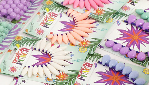 Show & Tell: Tropical Punch Chain, Cord, and Beads