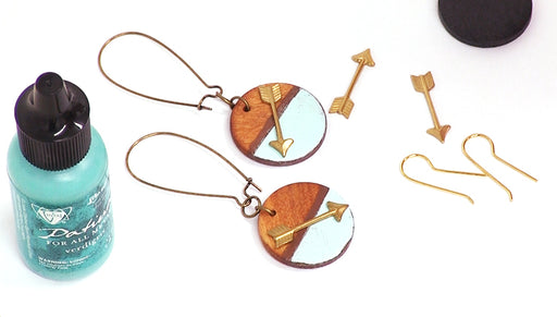 How to Use Patina and Paint Pens on Wood Beads