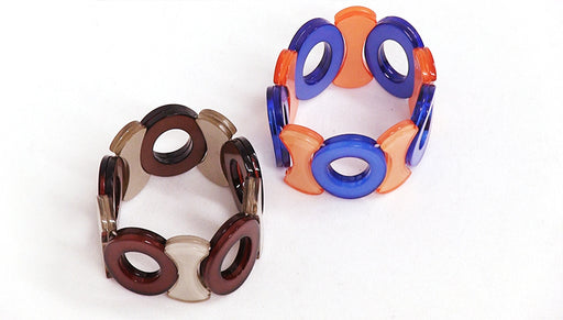 How to Make a Simple Stretch Bracelet with Dazzle It! Tropical Punch Slider Beads