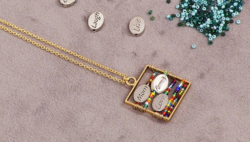 How to Make a Personalized Message Necklace