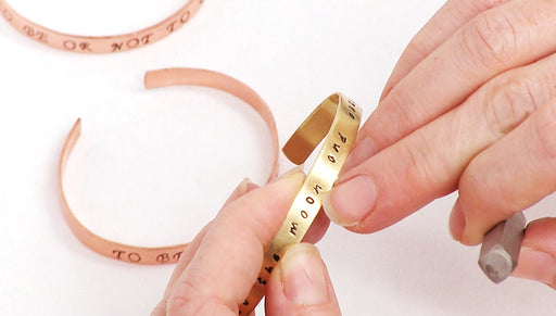 How to Metal Punch Bracelet Blanks and Use the EZ-Bender Tool
