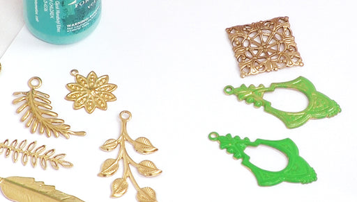 How to Seal and Colorize Vintaj Vogue Raw Brass