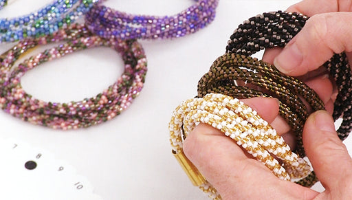 Show & Tell: Beaded Kumihimo Wrap Bracelet Kits
