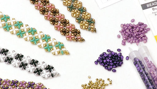 How to Make the SuperDuo Blooms Bracelet Kit
