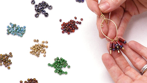 How to Make the Wire Wrapped Boho Earrings