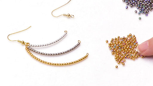 How to Make Cascading Dangle Earrings using Memory Wire