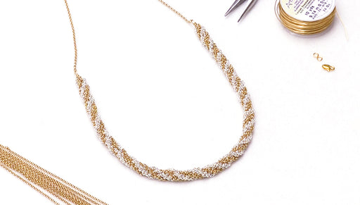 How to Make a Kumihimo Chain Necklace