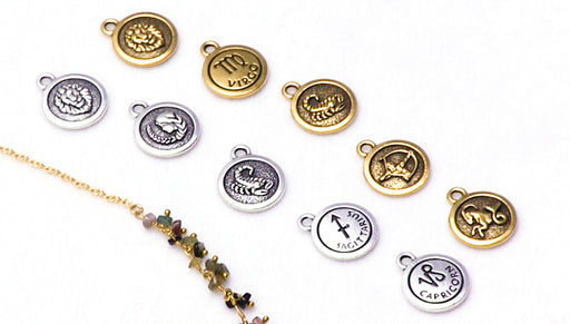 Show & Tell: TierraCast Zodiac and Greek Alphabet Charms