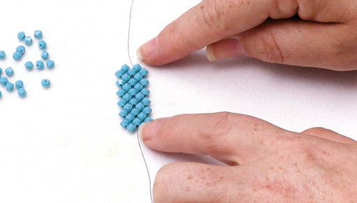 How to Tie off and Add New Thread in Right Angle Weave