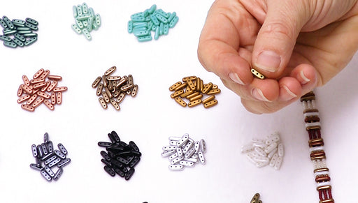 Show and Tell: CzechMates 3-Hole Beam Beads