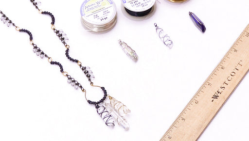How to Wire Wrap a Crystal Point Pendant