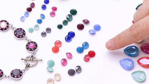 Show and Tell: Austrian Crystal Lacquer Chatons, Rivolis, and Fancy Stones