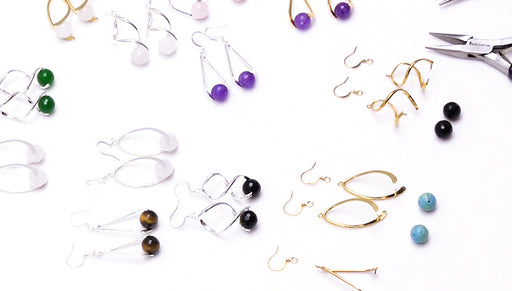 How to Make the Gemstone Pinch Bail Earring Kits by Beadaholique